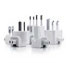 Kit adaptadores de enchufes 6 tipos conexión AC Kit adaptadores de enchufes 6 tipos conexión AC