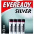 Energizer Eveready Silver AAA 4 - pk (628948)