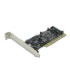 Nilox 4 SATA Port PCI Card (10NXAD4407001)