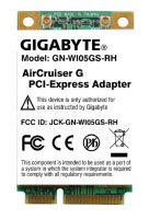Gigabyte GN-WI05GS-RH (rev. 1.0) Gigabyte GN-WI05GS-RH (rev. 1.0)