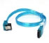 Listan S-ATA Cable 90 angeled 100cm UV-Active Blue (RC051)
