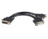 Startech.com Cable DMS 59 LFH 59 Macho a Dos DVI I Hembra de 8 pulgadas (DMSDVIDVI1)