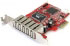 Startech.com Tarjeta Adaptadora PCI Express de Perfil Bajo de 7 Puertos USB 2.0 de Alta Velocidad (PEXUSB7LP)