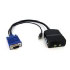 Startech.com Divisor de Video VGA de 2 Puertos con Audio ? Alimentado por USB (ST122LEA)
