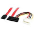 Startech.com 24 inch Serial ATA Data Cable with LP4 Adapter (SATA24POW)