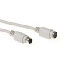 Intronics PS/2 Keyboard/Mouse extension cable, Ivory, 3.0m (AK3233)