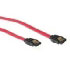 Intronics S-ATA II data connection cable, Red, 0.75m (AK3381)