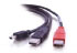Cablestogo USB Mini-B/USB A Y-Cable (81577)