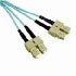 Cablestogo 2m 10Gb SC/SC Duplex 50/125 Multimode Fibre Patch Cable (85163)