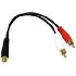 Cablestogo Value Series RCA Jack to RCA Plug x2 Y-Cable (80138)