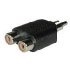 Cablestogo RCA/Dual RCA Adapter (80476)
