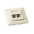 Intronics CAT5E STP wall termination unit flush mountin (FA648S)