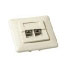 Intronics CAT5E UTP wall termination unit flush mountin (FA648K)