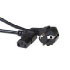 Intronics 230V connection cable schuko male (angled) - C13 (angled)230V connection cable schuko male (angled) - C13 (angled) (AK5018)