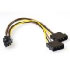 Intronics PCI Express Power cable, 6 pin female - 2x 5.PCI Express Power cable, 6 pin female - 2x 5. (AK3217)