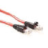 Intronics CAT5E UTP patchcable red with black tulesCAT5E UTP patchcable red with black tules (IB6751)