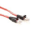 Intronics CAT5E UTP patchcable red with black tulesCAT5E UTP patchcable red with black tules (IB6701)