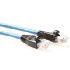 Intronics CAT5E UTP patchcable blue with black tulesCAT5E UTP patchcable blue with black tules (IB6802)