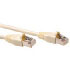 Intronics CAT5E S-FTP patchcable ivory with ivory bootsCAT5E S-FTP patchcable ivory with ivory boots (IB7000)