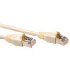 Intronics CAT5E S-FTP patchcable ivory with ivory bootsCAT5E S-FTP patchcable ivory with ivory boots (IB7003)