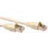 Intronics CAT5E S-FTP patchcable ivory with ivory bootsCAT5E S-FTP patchcable ivory with ivory boots (IB7007)