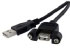 Startech.com USB 2.0 Panel Mount Cable A / A (USBPNLAFAM1) Startech.com USB 2.0 Panel Mount Cable A / A (USBPNLAFAM1)