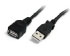 Startech.com Cable de Extensin USB 2.0 A a A  de 6 pies - M/H (USBEXTAA6BK)