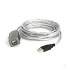 Startech.com Cable de Extensión Activo USB 2.0 de 16 pies - M/F (USB2FAAEXT15)