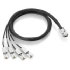 Fujitsu SAS cable SFF 8470 to 4xSFF 8088 3m (D:KBSAS1I-4S-3M)