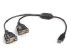 Startech.com Cable Adaptador USB a 2 Puertos Serie RS232 DB9  (ICUSB232C2)