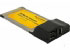 Delock PCMCIA adapter, CardBus to FireWire / USB 2.0 (61258)