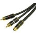 Cablestogo 12ft SonicWave? Combined S-Video/Stereo Audio Cable (45441)