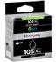 Lexmark 4-Pack 105XL Black High Yield Return Program Ink Cartridges (14N0845)