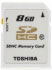 Toshiba SDHC Professional 8GB (SD-T08GJ(BL4)