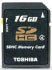 Toshiba SDHC 16GB (SD-K16GJ(BL3)