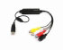 Startech.com Cable de Captura de Audio y Video S-Video y Compuesto a USB con Soporte TWAIN (SVID2USB23)