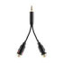 Belkin Audio Adapter 3.5mm/2xRCA M/F 0.1m (F3Y119BF0.1M)