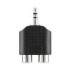 Belkin Portable Audio Adapter 3.5mm/2xRCA M/F (F3Y120BF)