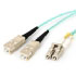 Startech.com 2m 10Gb Aqua LC/SC Duplex 50/125 Multimode LSZH Fiber Cable (A50FBLCSC2)