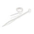 Cablestogo 6in Releasable/Reusable Cable Ties - White 50pk (43043)