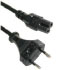 Icidu Notebook / PDA Power Cable 8 Shape 230V, 1,8m (C-707636)