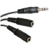 Icidu Mini-Jack  Split Audio Cable, 25cm (A-707302)