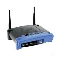 Linksys Wireless Access Point Router w/ 4-Port Switch 802.11g and Linux (WRT54GL-DE)
