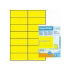 Herma Labels yellow 105x42,3 SuperPrint 350 pcs. (5058)
