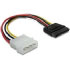 Delock Cable Power SATA HDD > 4pin male ? straight (60100) Delock Cable Power SATA HDD > 4pin male ? straight (60100)