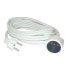Mcl Power Cable 2 poles White 5.0m (MC910-5M)