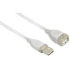 Hama USB Extension Cable, A-Plug - A-Socket, 1.8 m, white (00078465)
