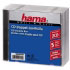 Hama CD Double Jewel Case Standard, Pack 5 (00044745)