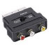 Hama Video Adapter 3 RCA Female Jacks (1xVideo/Audio L&R) - Scart Male Plug (00042353)