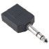 Hama Audio Adapter 6,3 mm Male Plug Stereo - 2 x 6,3 mm Female Jack Stereo (00043352) Hama Audio Adapter 6,3 mm Male Plug Stereo - 2 x 6,3 mm Female Jack Stereo (00043352)